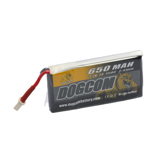 Dogcom 150C 1S 650mAh 3.7V LiPo Battery BT2.0