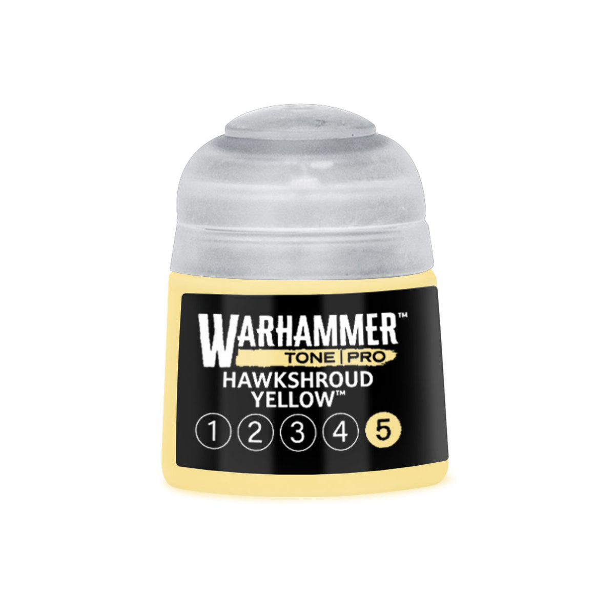 Warhammer Tone Pro Hawkshroud Yellow 5 12ml paint pot