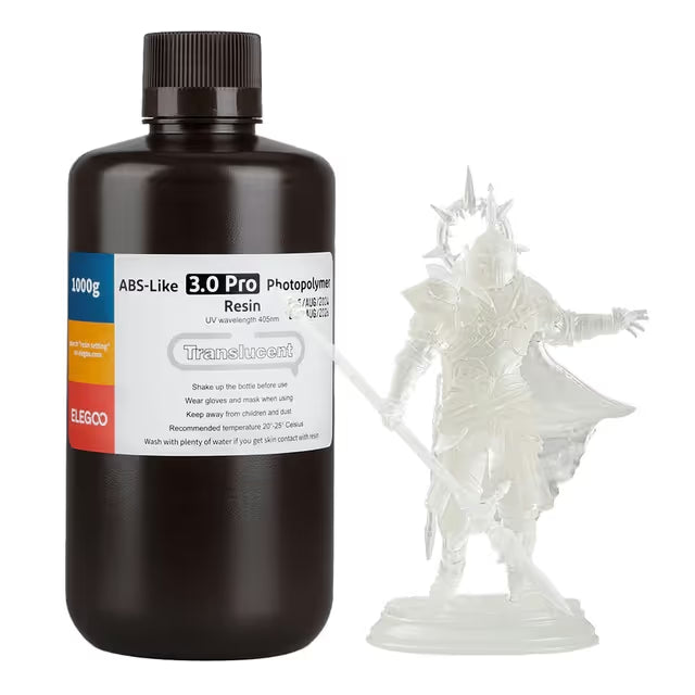 Elegoo ABS-Like 3.0 Pro Resin Translucent 1kg