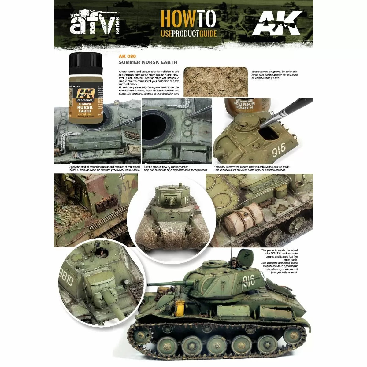 AK Interactive - Weathering Products - Summer Kursk Effects 35ml