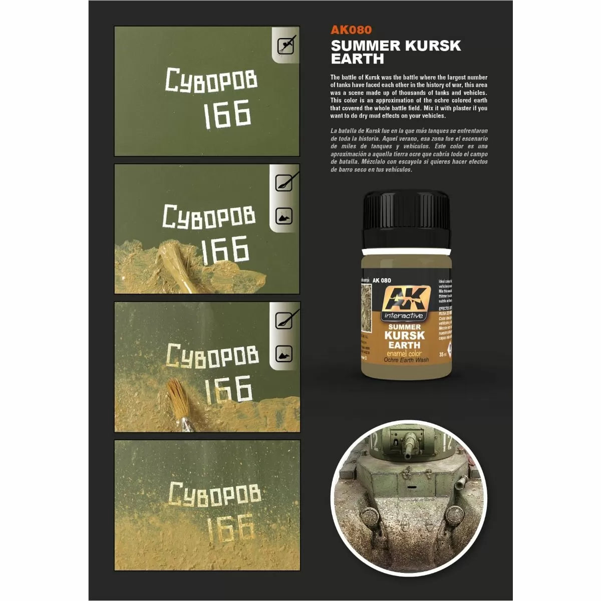 AK Interactive - Weathering Products - Summer Kursk Effects 35ml