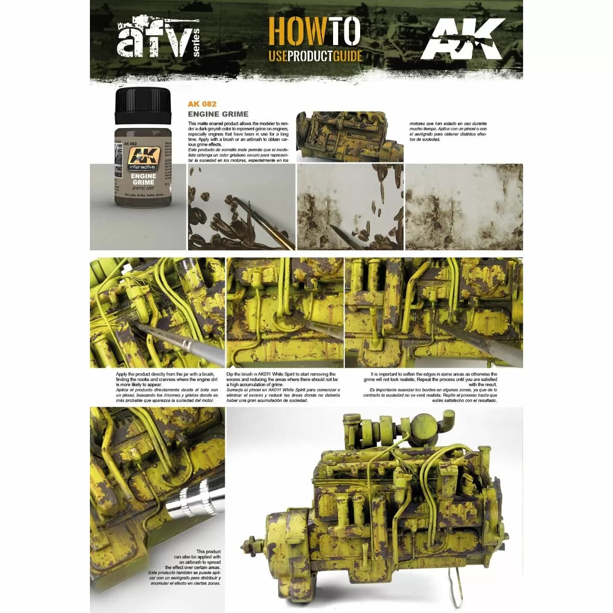 AK Interactive - Weathering Products - Engine Grime 35ml
