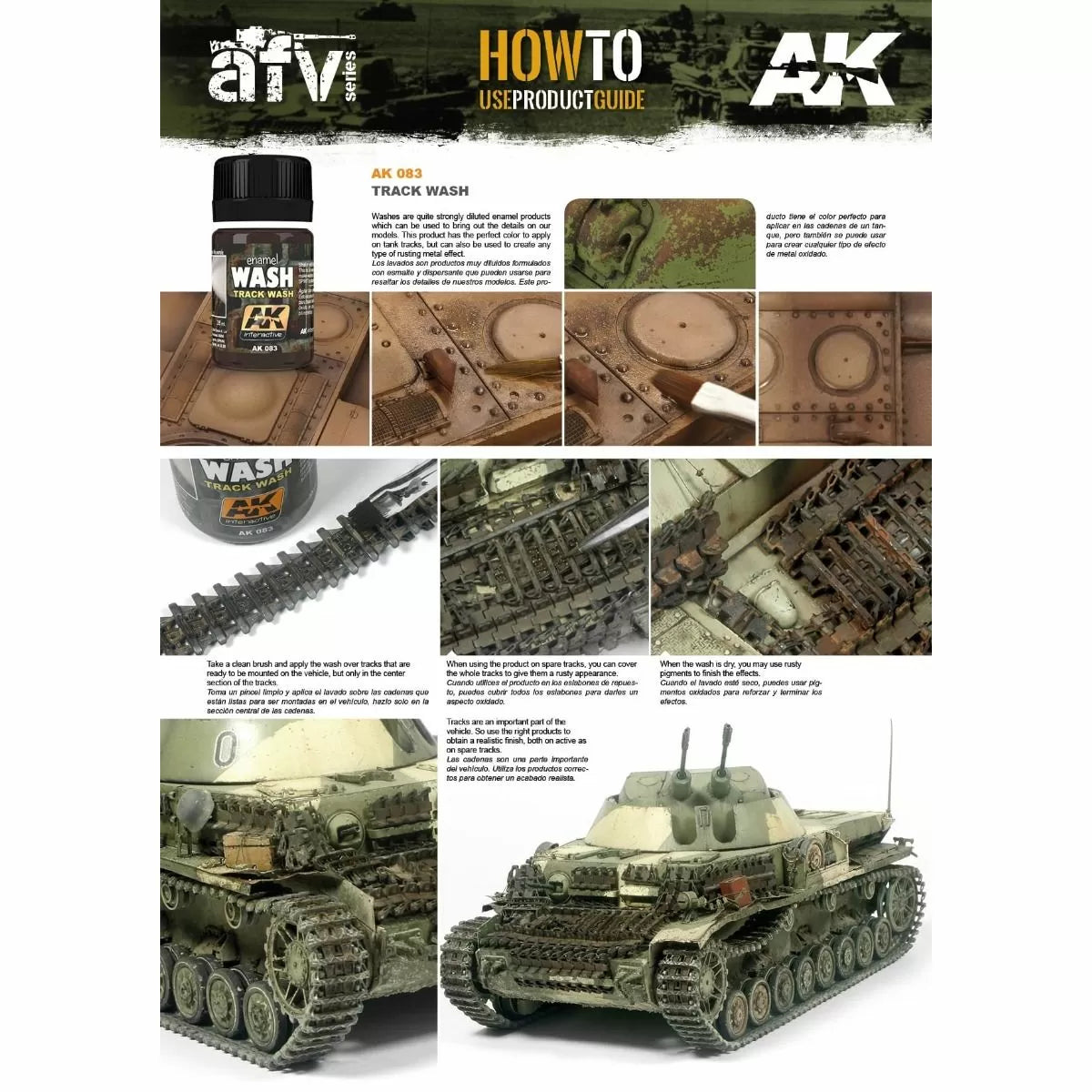AK Interactive - Weathering Products - Track Wash 35ml