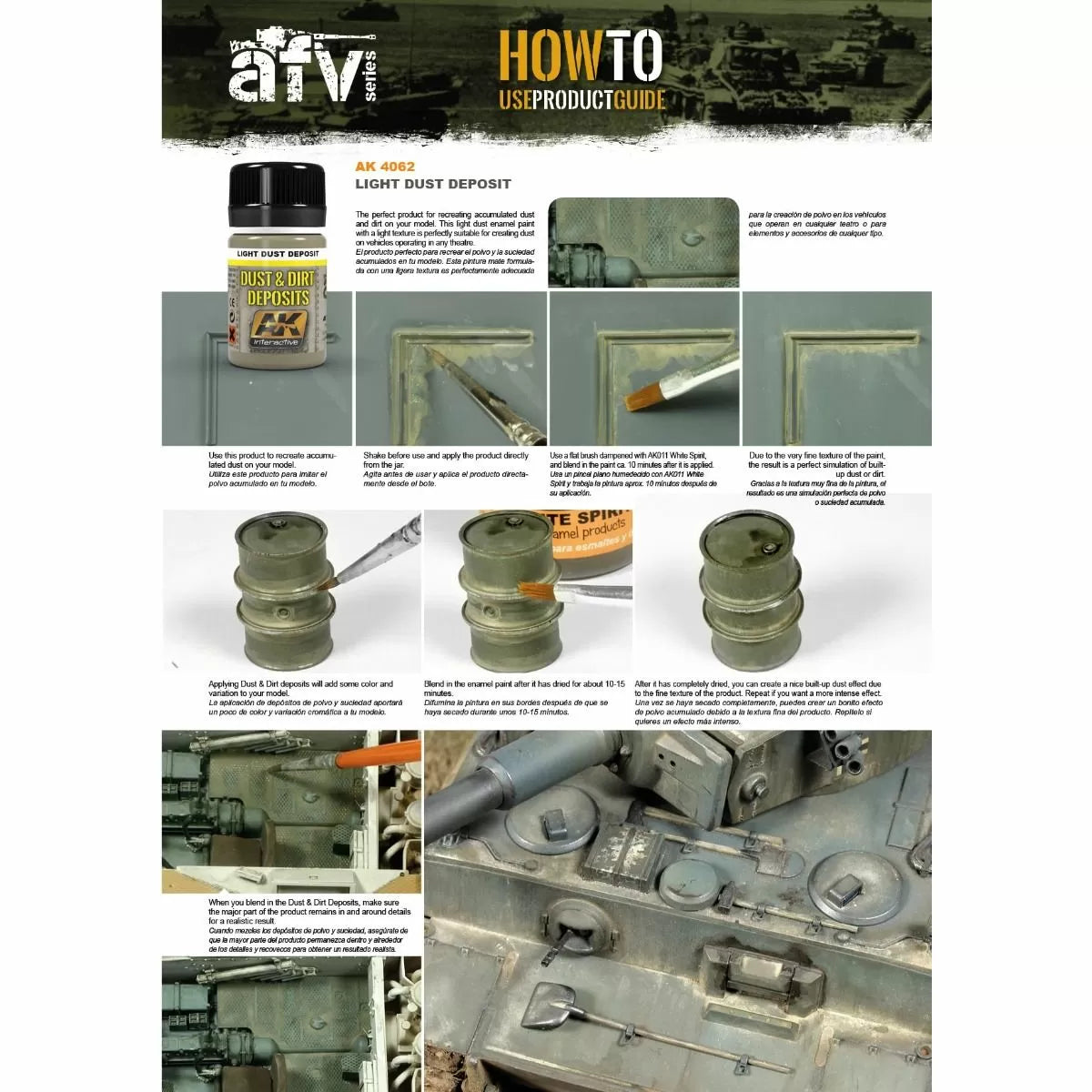 AK Interactive - Weathering Products - Light Dust Deposit 35ml