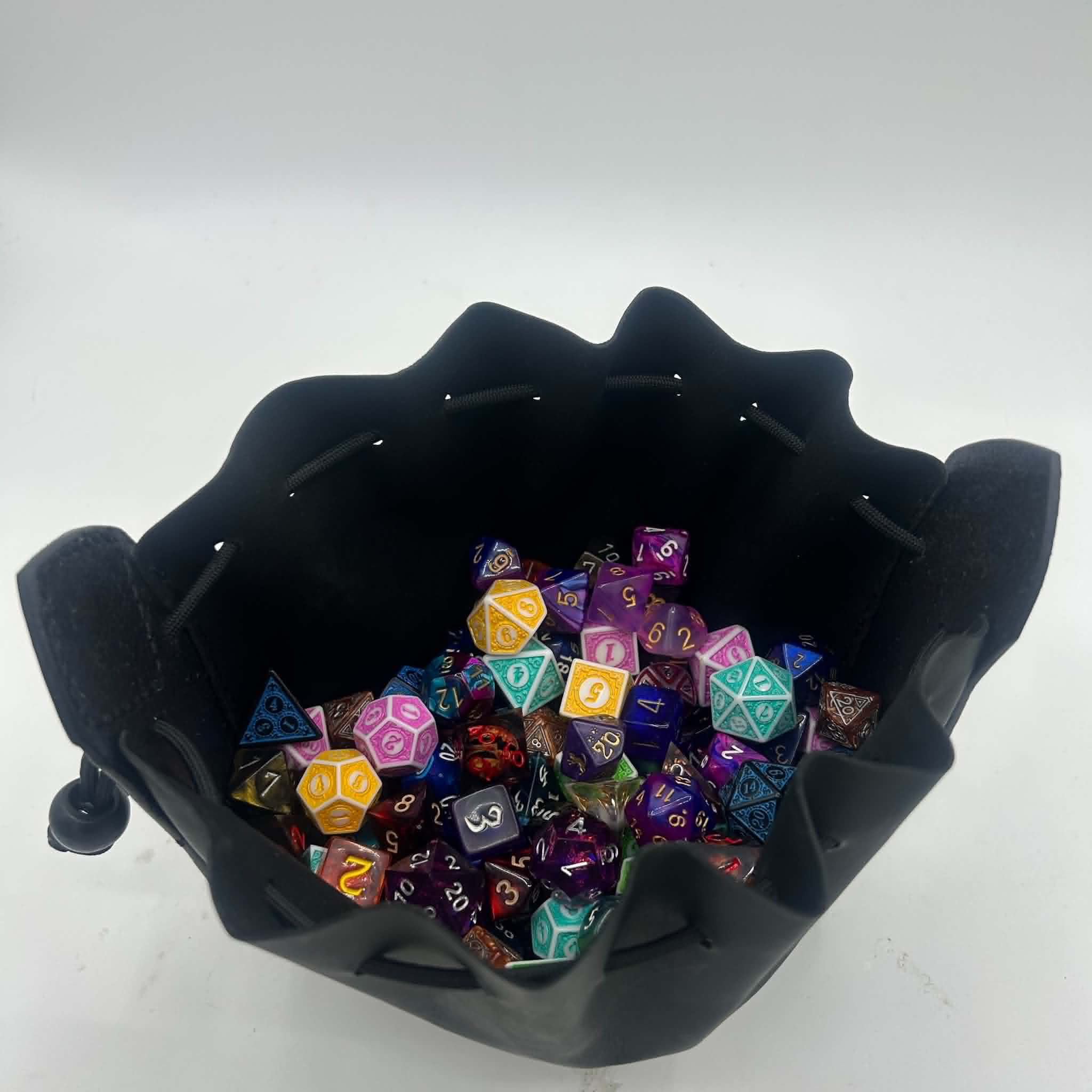 ATD Crafting – Hand-Stitched Leather Dice Bag - Serpent V2