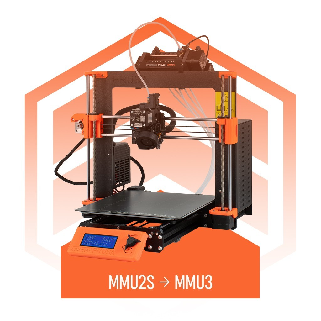 Original Prusa MMU2S to MMU3 upgrade for MK3S+