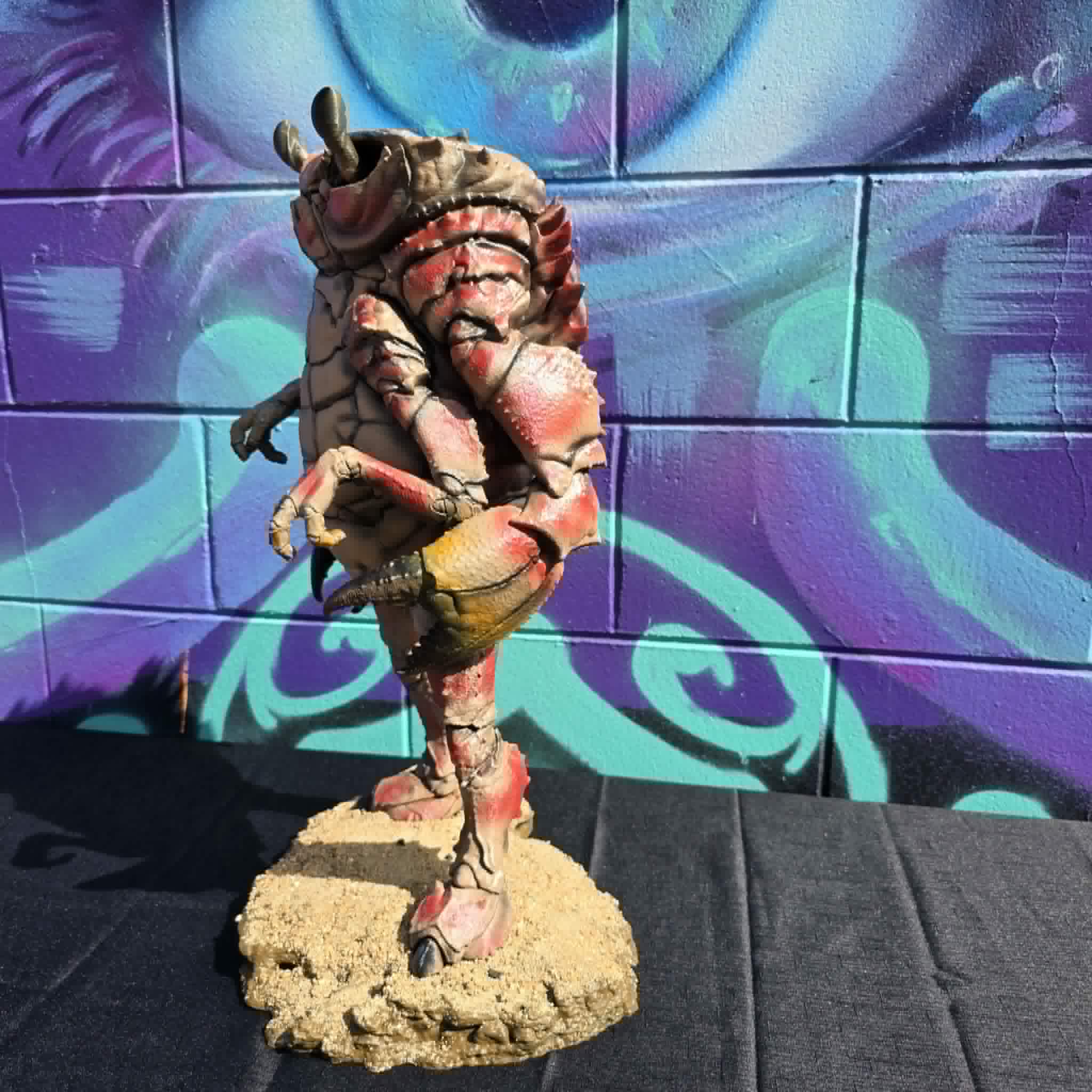 Red Tide Walker Statue – 54cm Tall × 36cm Wide