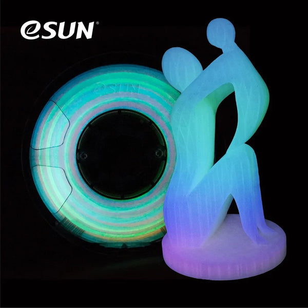 eSun Luminous Rainbow PLA 3D Print Filament 1.75mm 1kg