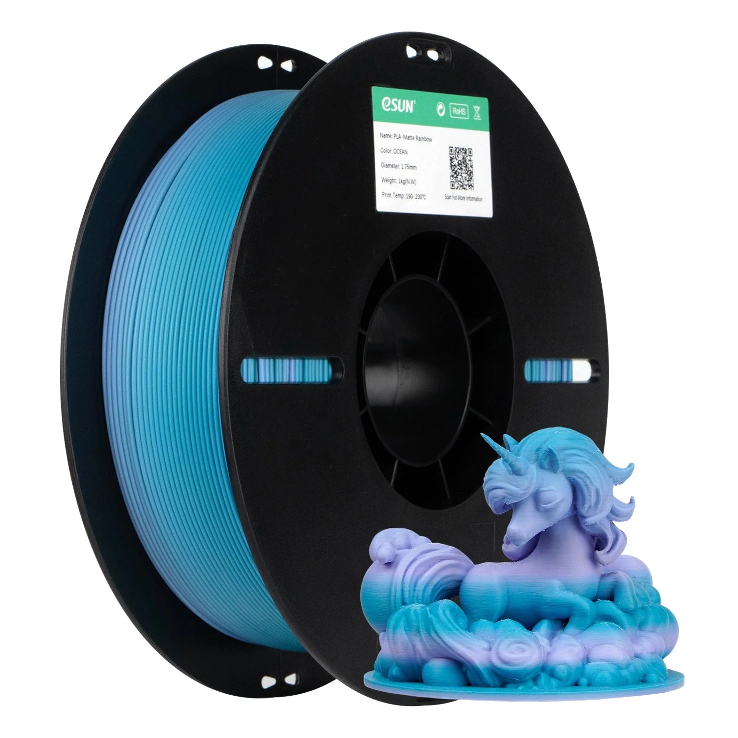 eSun Matte PLA 3D Print Filament 1.75mm 1kg