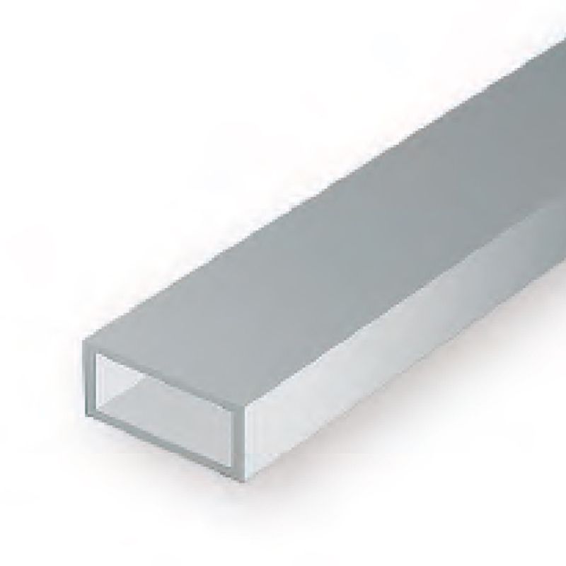Evergreen 259 Styrene Rectangular Tube .250 x .375 in (2 Pack)