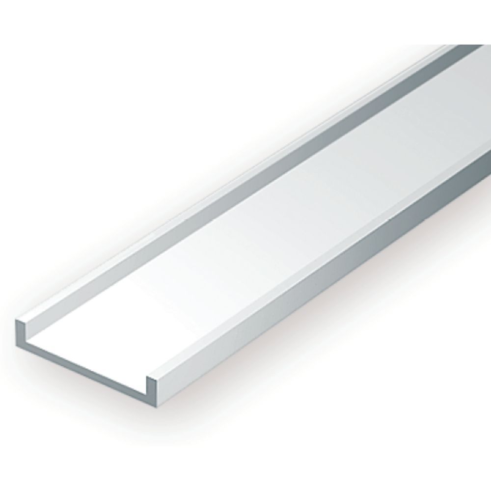 Evergreen 261 Styrene Channel .060 in (1.5 mm) (4 Pack)
