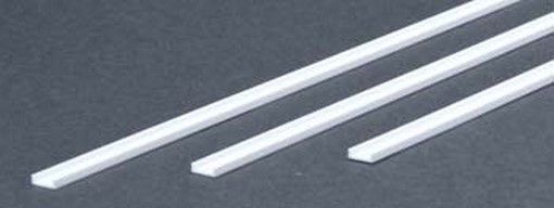 Evergreen 267 Styrene Channel .250 in (6.4 mm) (3 Pack)