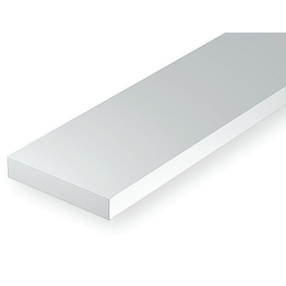 Evergreen 380 Styrene Strip .100 x .312 x 24 in (7 Pack)