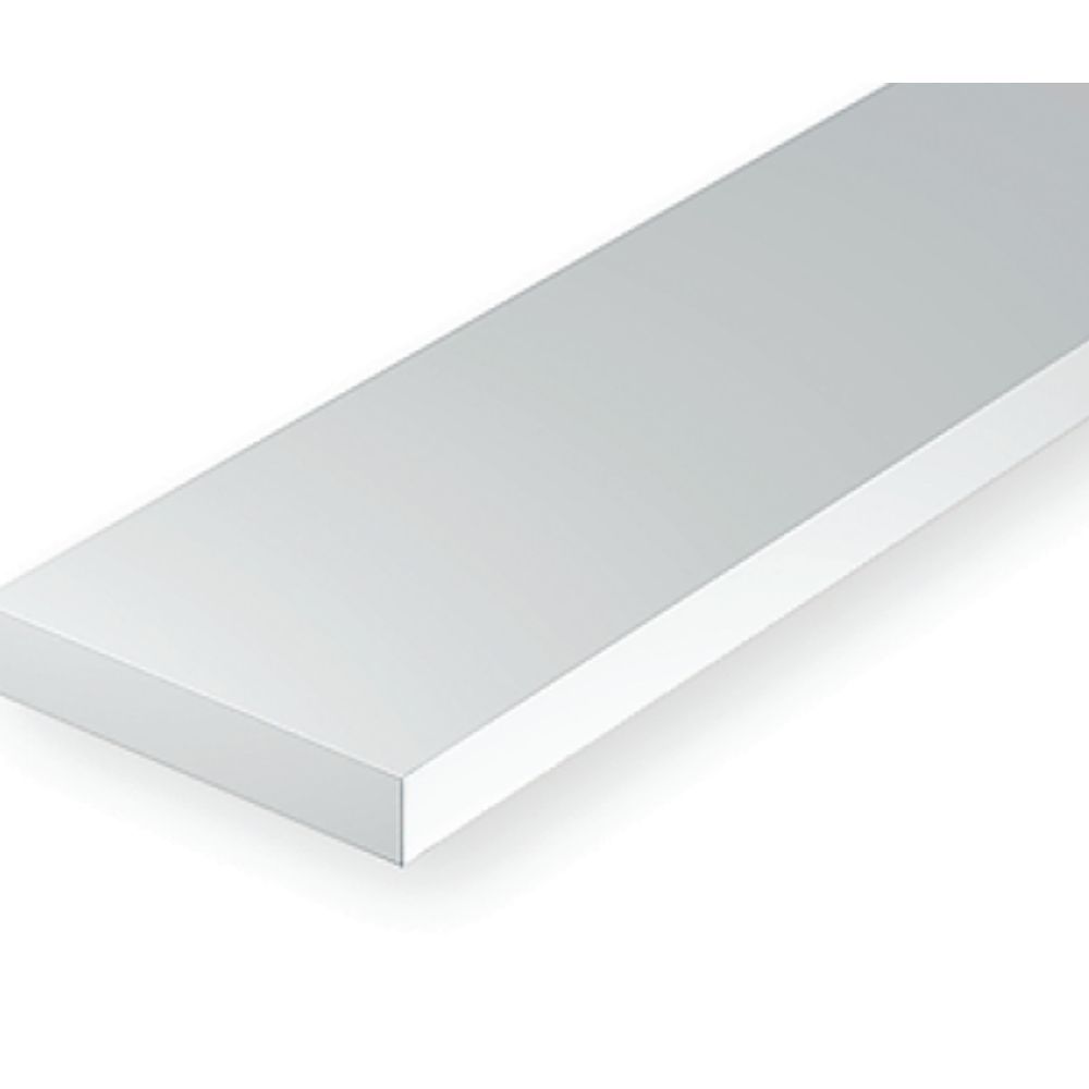 Evergreen 383 Styrene Strip .100 x .500 x 24 in (5 Pack)