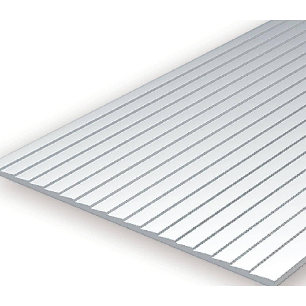 Evergreen 4081 Styrene Clapboard Siding, .080 in Spacing, 6 x 12 in