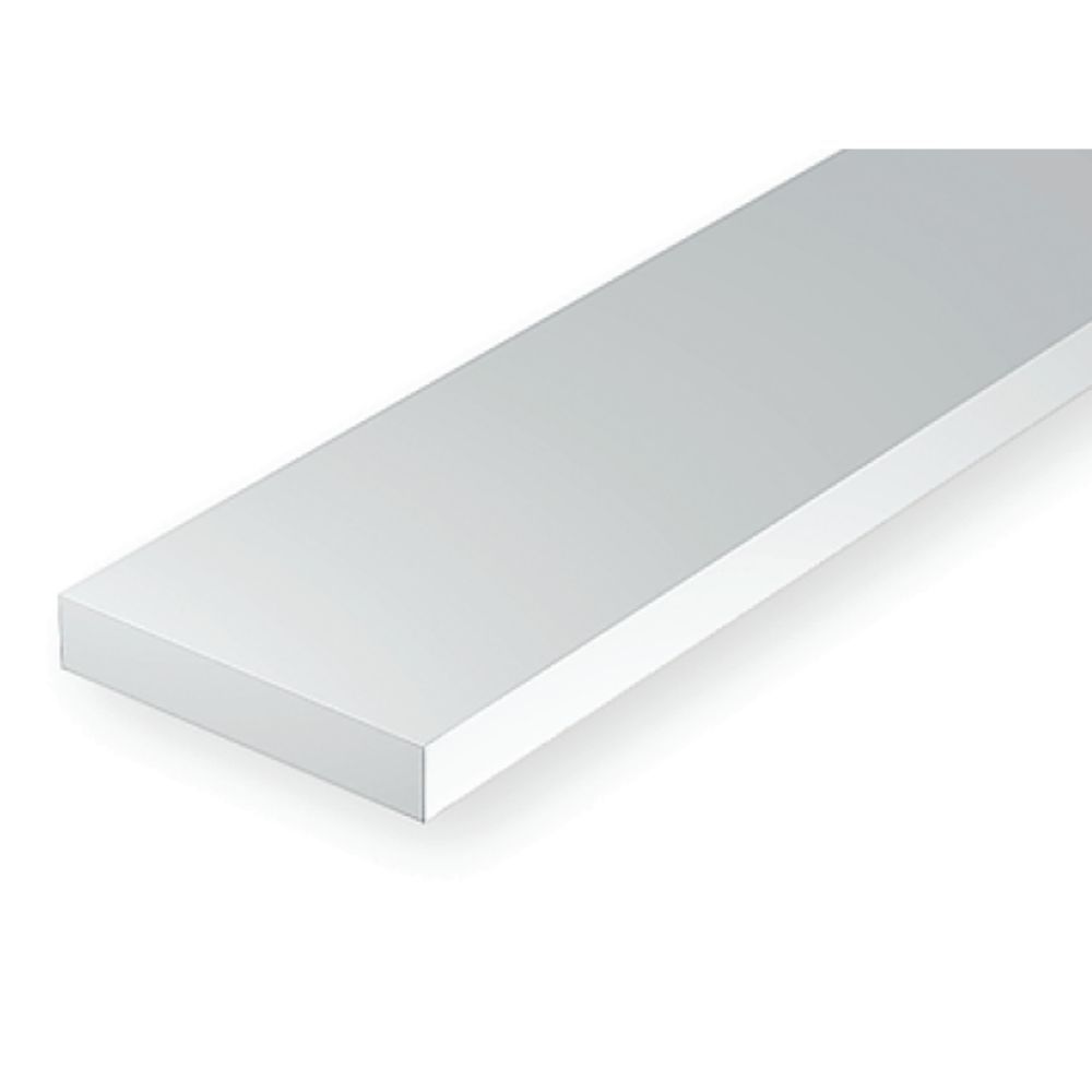 Evergreen 411 Styrene Strip .250 x .375 x 24 in (3 Pack)