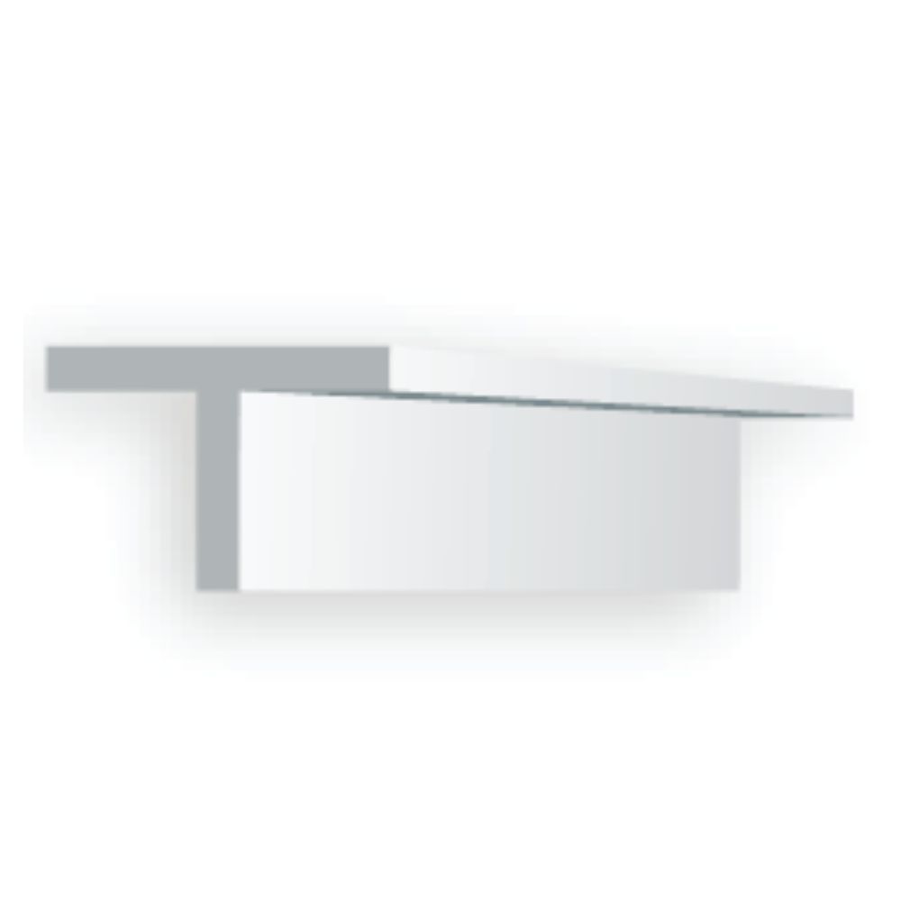 Evergreen 765 Styrene T-Shape 3.10 mm x 14 in (3 Pack)