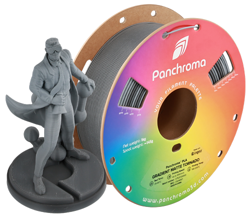 Polymaker Panchroma Matte Gradient / Rainbow PLA 1kg 1.75mm Filament (Aka PolyTerra)