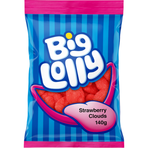Big Lolly Clouds Strawberry 140g