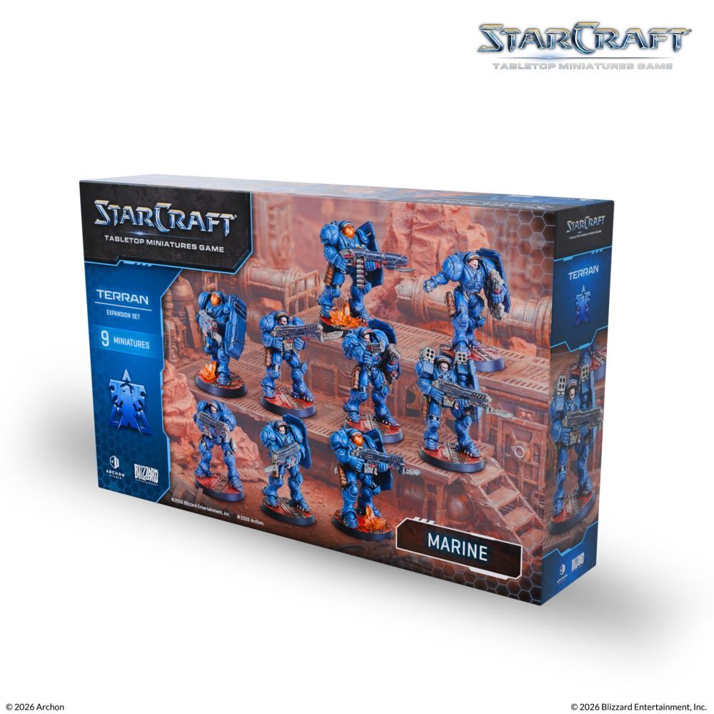 Starcraft Miniatures Games: Terran - Marine - Expansion Set