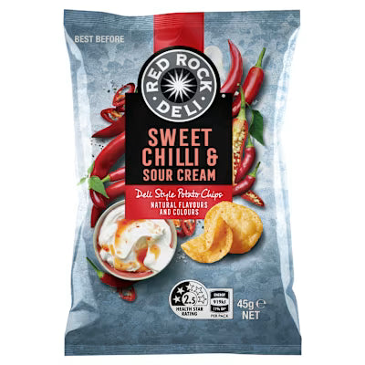 Red Rock Deli Sweet Chilli & Sour Cream 45g