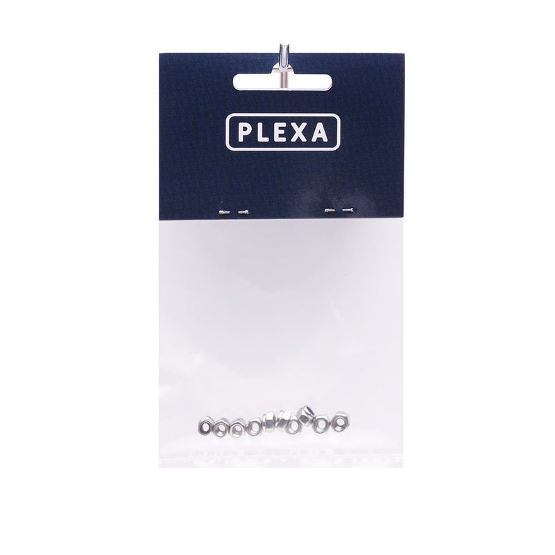 Plexa Stainless Steel Self Lock Nuts M2.5 (10 pack)