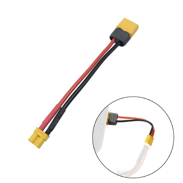 Plexa XT60 Female To XT30 Male 30cm 16AWG Adapter Cable - Rising Sun FPV