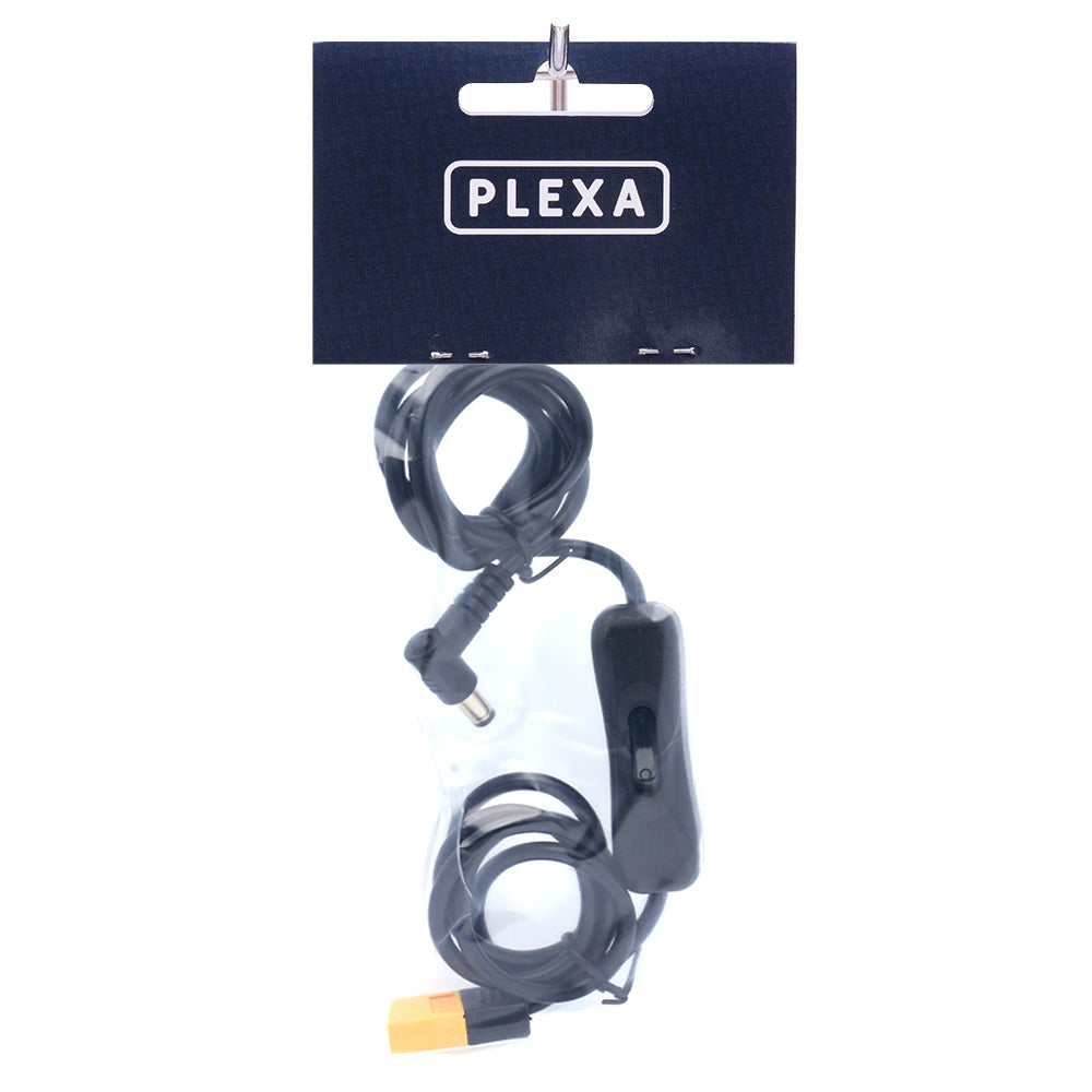 Plexa XT60 Male to DC5.5 with On/Off Switch 1.2m