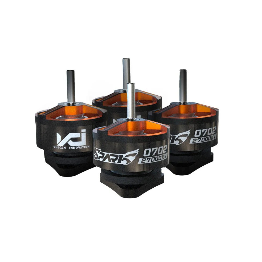 VCI Spark 0702 Dual-Bearing Micro/Whoop FPV Drone Racing Motors (Set of 4)