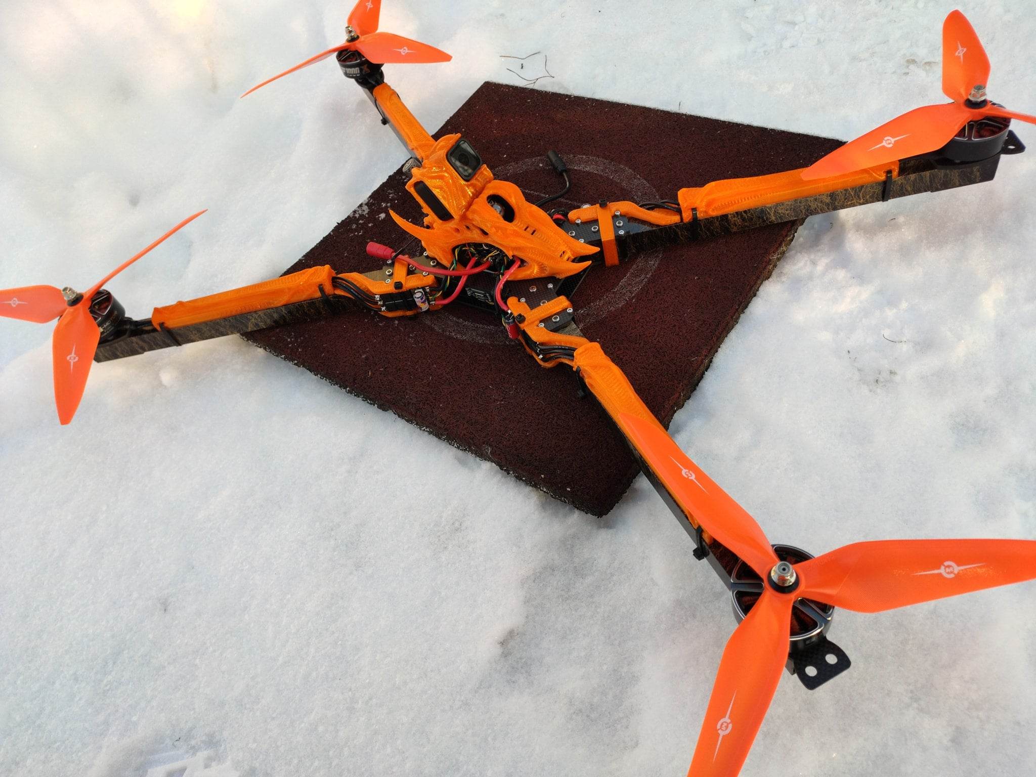 Big Fu*kin WEDGE (BFW) X-CLASS Frame - Rising Sun FPV