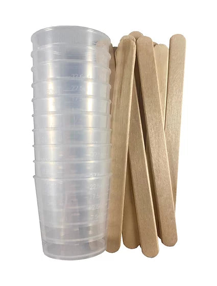 30ML MIXING CUPS + STIRRER 10PK