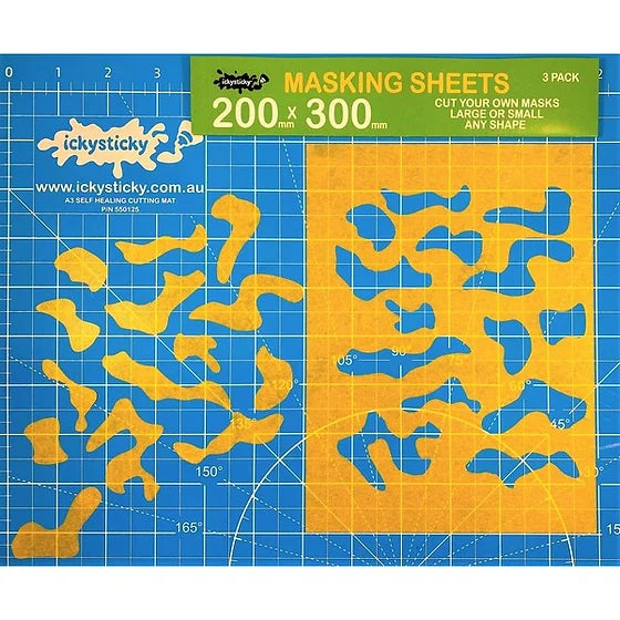 MASKING TAPE SHEETS 3 PACK - Rising Sun FPV