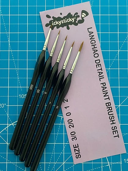 LANGHAO HAIR DETAIL PAINT BRUSH SET 3/0 - 2 - Rising Sun FPV