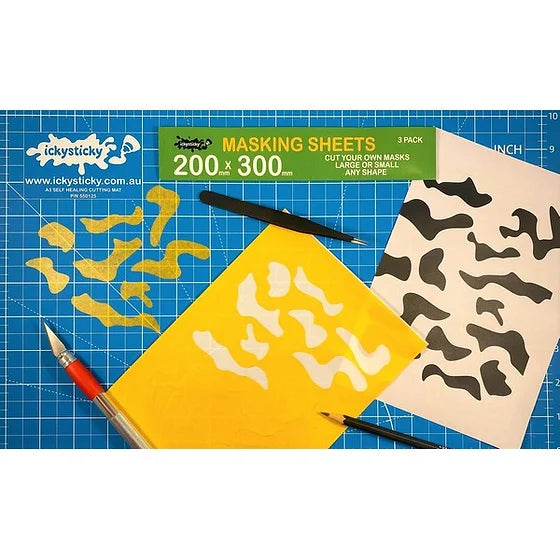 MASKING TAPE SHEETS 3 PACK