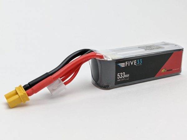 Five33 533mah 3S Lipo Battery - Rising Sun FPV