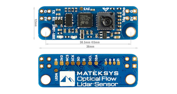 MatekSYS Optical Flow & Lidar Sensor 3901-L0X