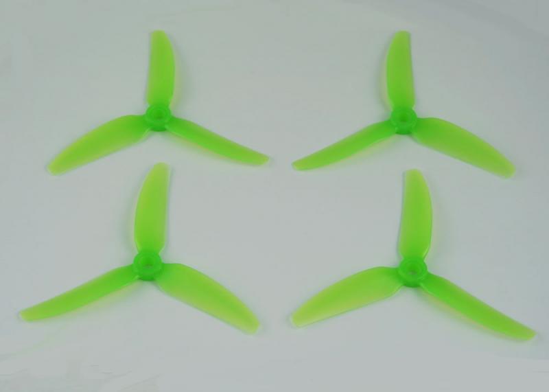 HQ Durable Prop Poly Carbonate 5X4.3X3V1S Tri Blade Propellers CW/CCW 1 Pack (4 Pieces) - Rising Sun FPV