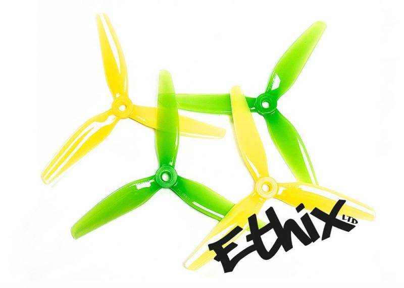 Ethix S4 Lemon Lime (2CW+2CCW)-Poly Carbonate - Rising Sun FPV