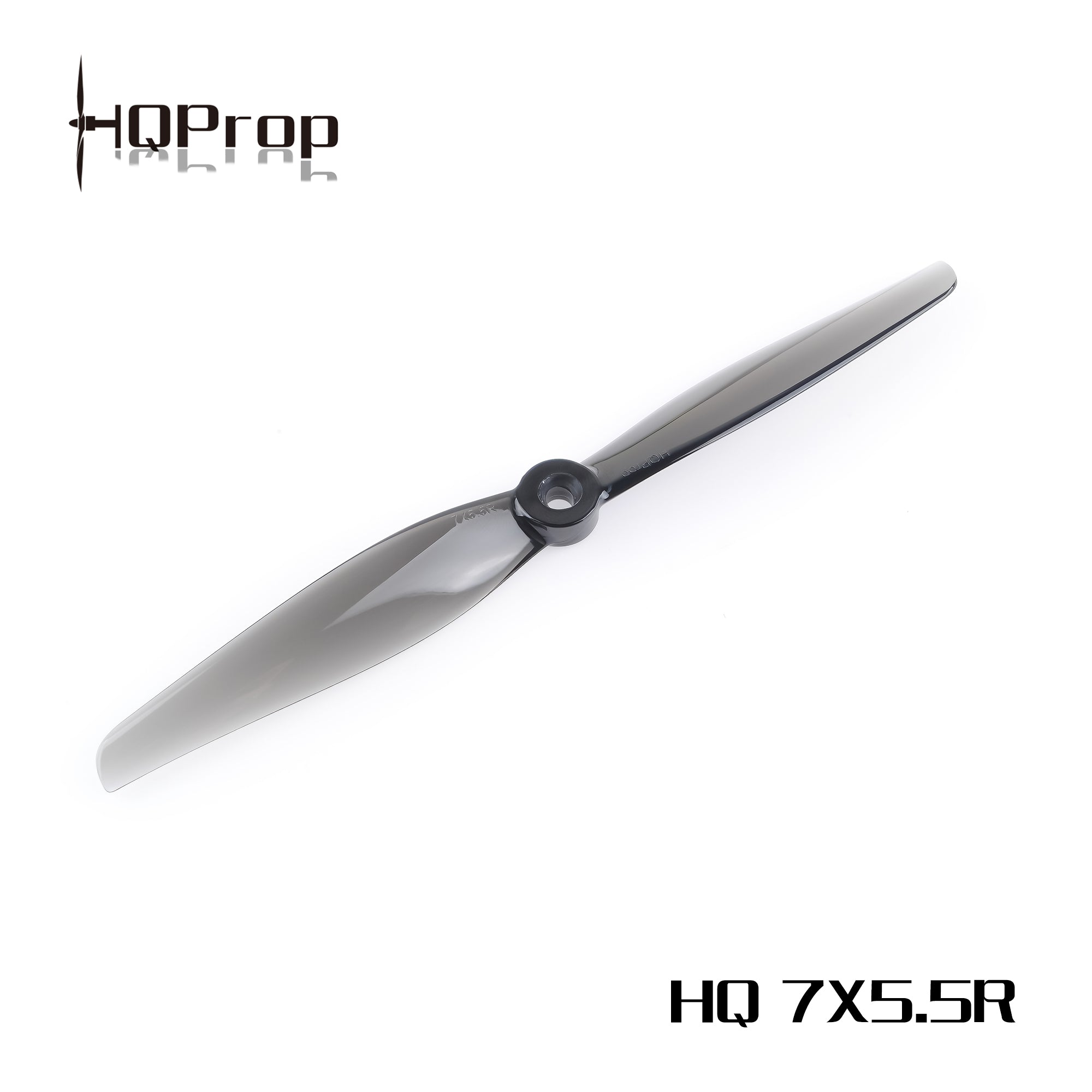 HQProp 7X5.5 Light Grey (2CW+2CCW)-Poly Carbonate