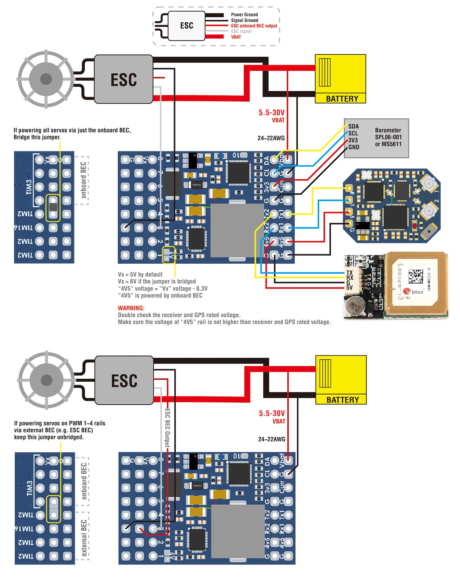 MatekSYS CRSF TO PWM-B CONVERTER