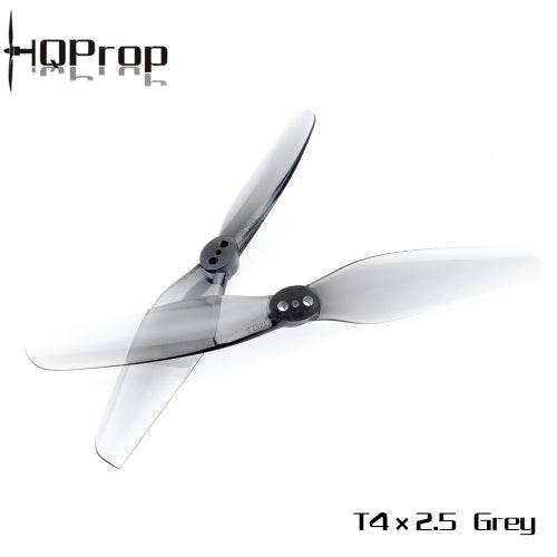 HQ Durable Prop T4X2.5Grey （2CW+2CCW)-Poly Carbonate - Rising Sun FPV