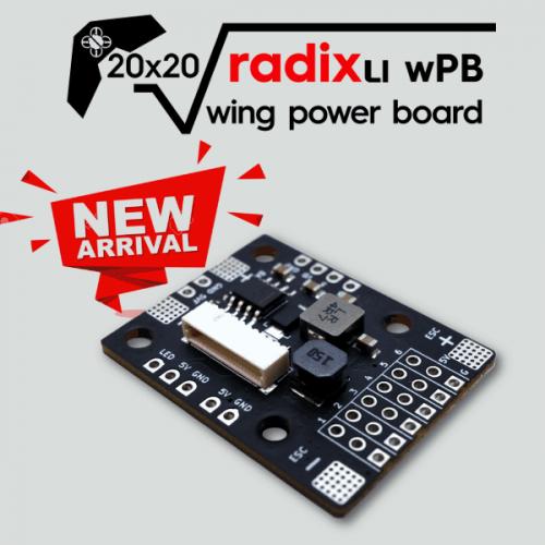 BrainFPV RADIX LI Wing Power Board - Rising Sun FPV