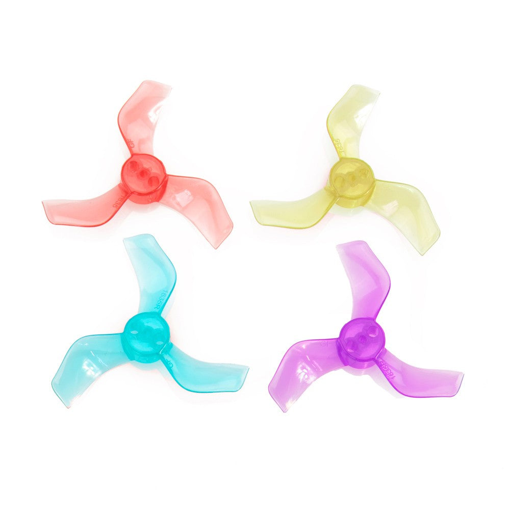 Gemfan 1635-3 40mm 3-Blade Whoop Propeller (1.5mm Shaft - Set of 8)