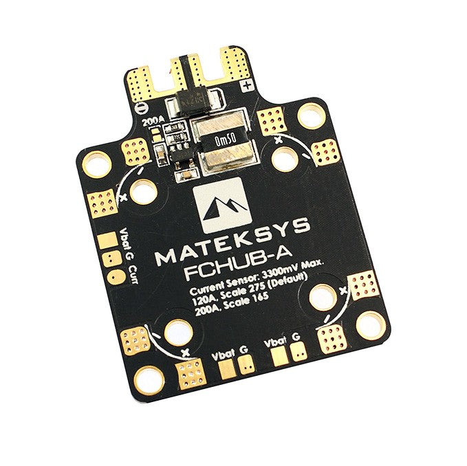 MatekSYS FCHUB-A w/ Current Sensor 120A & 200A Range, No BEC