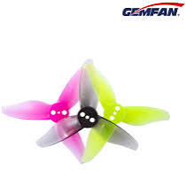 Gemfan Flash Durable Tri Blade 2023 1mm/1.5mm Shaft Propellers CW/CCW 1 Pack (8 Pieces)