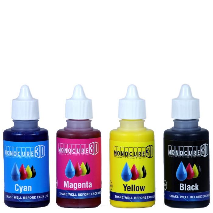 Monocure 3D CMYK Pigment