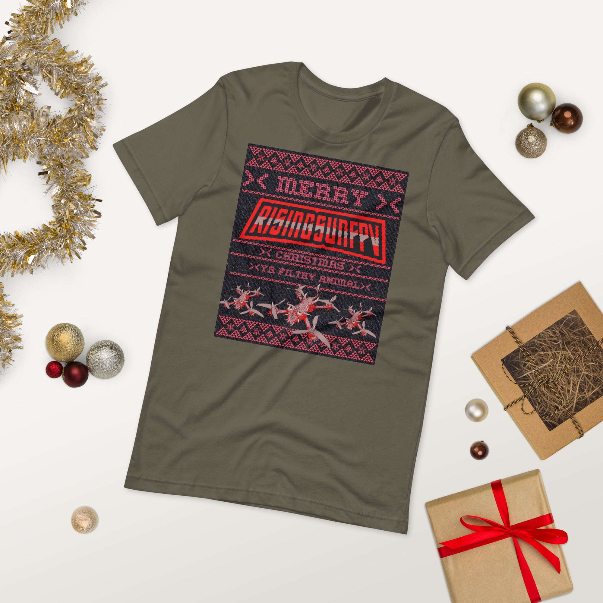 YA FILTHY ANIMAL XMAS T-SHIRT