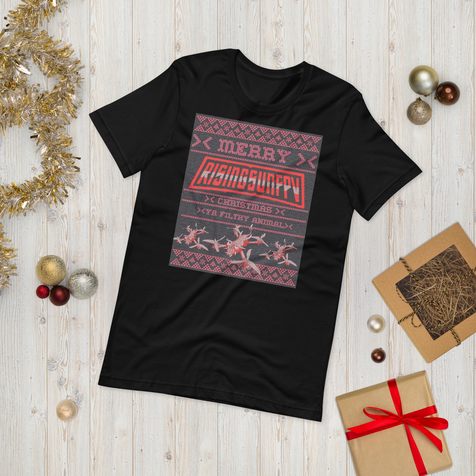 YA FILTHY ANIMAL XMAS T-SHIRT