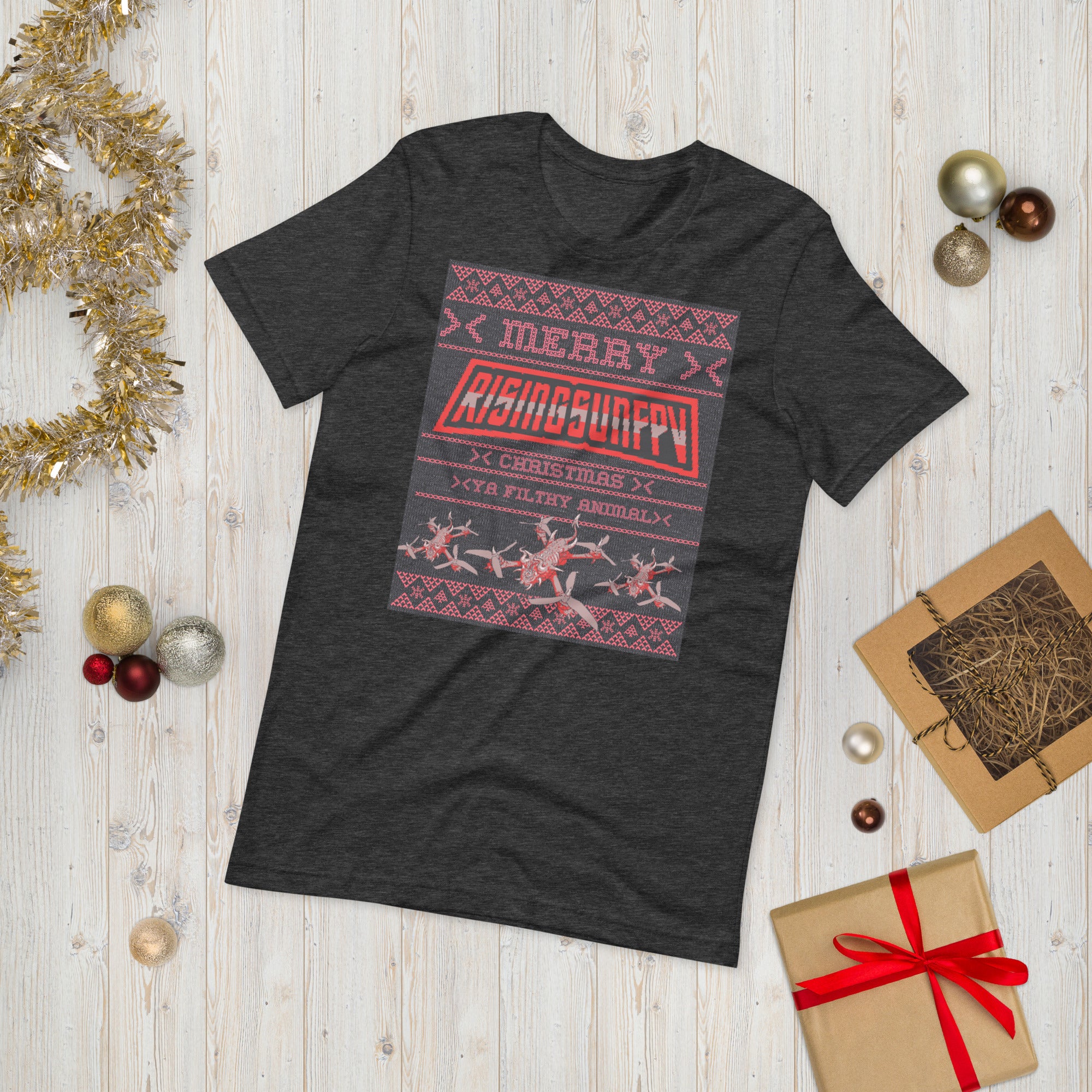 YA FILTHY ANIMAL XMAS T-SHIRT