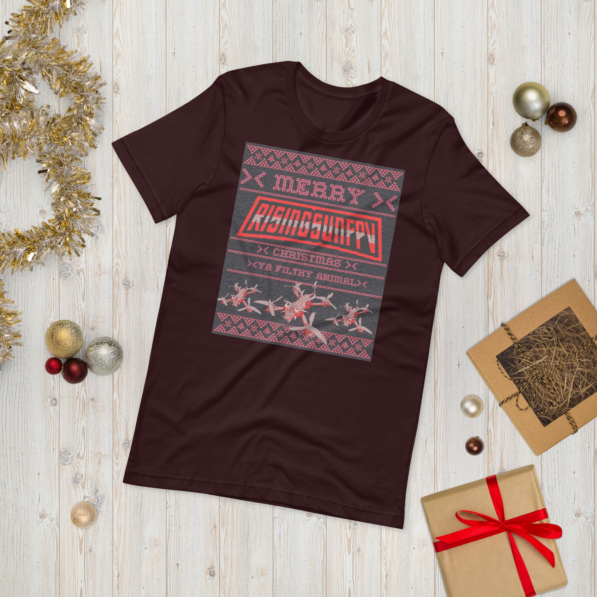 YA FILTHY ANIMAL XMAS T-SHIRT